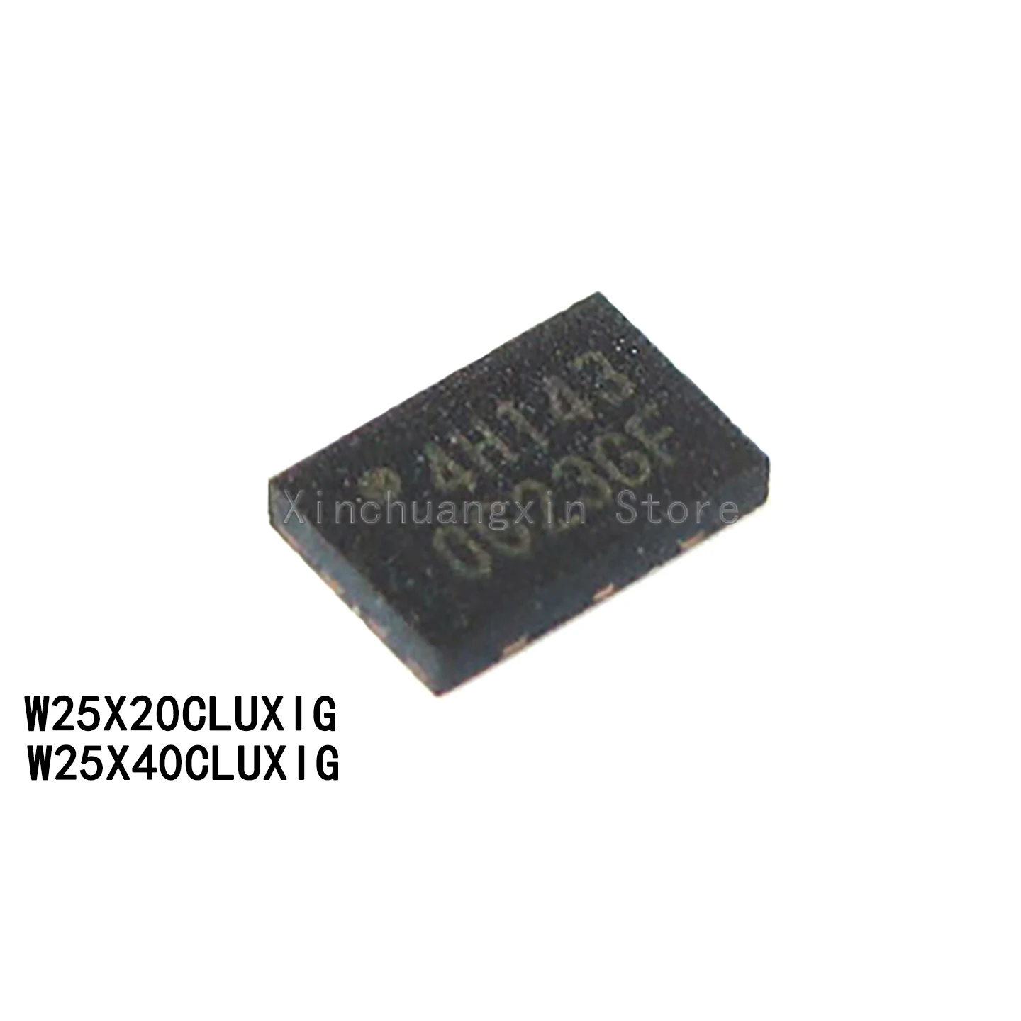 5PCS W25X20CLUXIG 2H W25X40CLUXIG 4H USON8 2×3 NOR FLASH Serial Flash Memory Chip