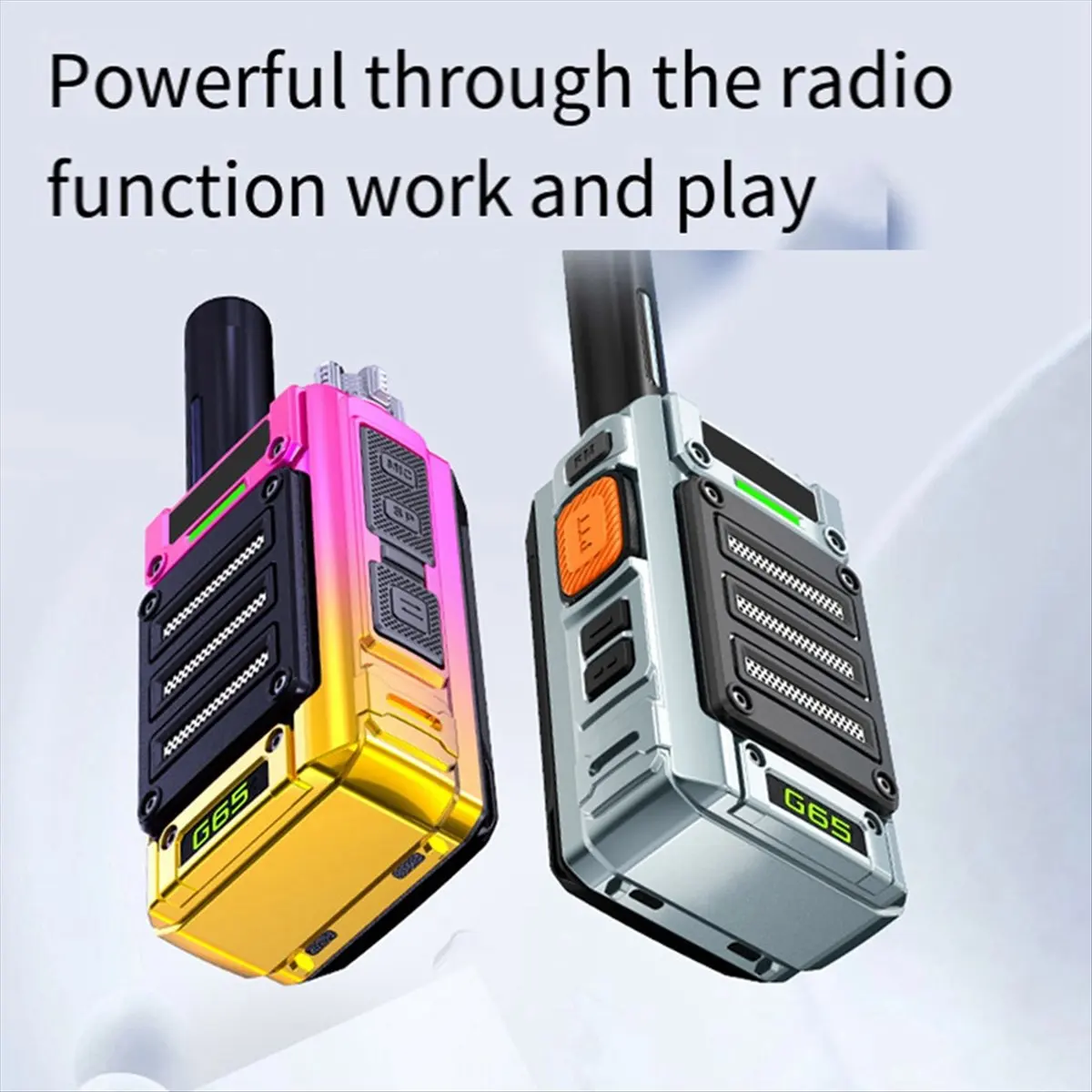 A40I G65 Walkie Talkie UHF FM Radio portatile a lungo raggio Ham Amatoriale Radio bidirezionale Comunicatore professionale per bambini,A
