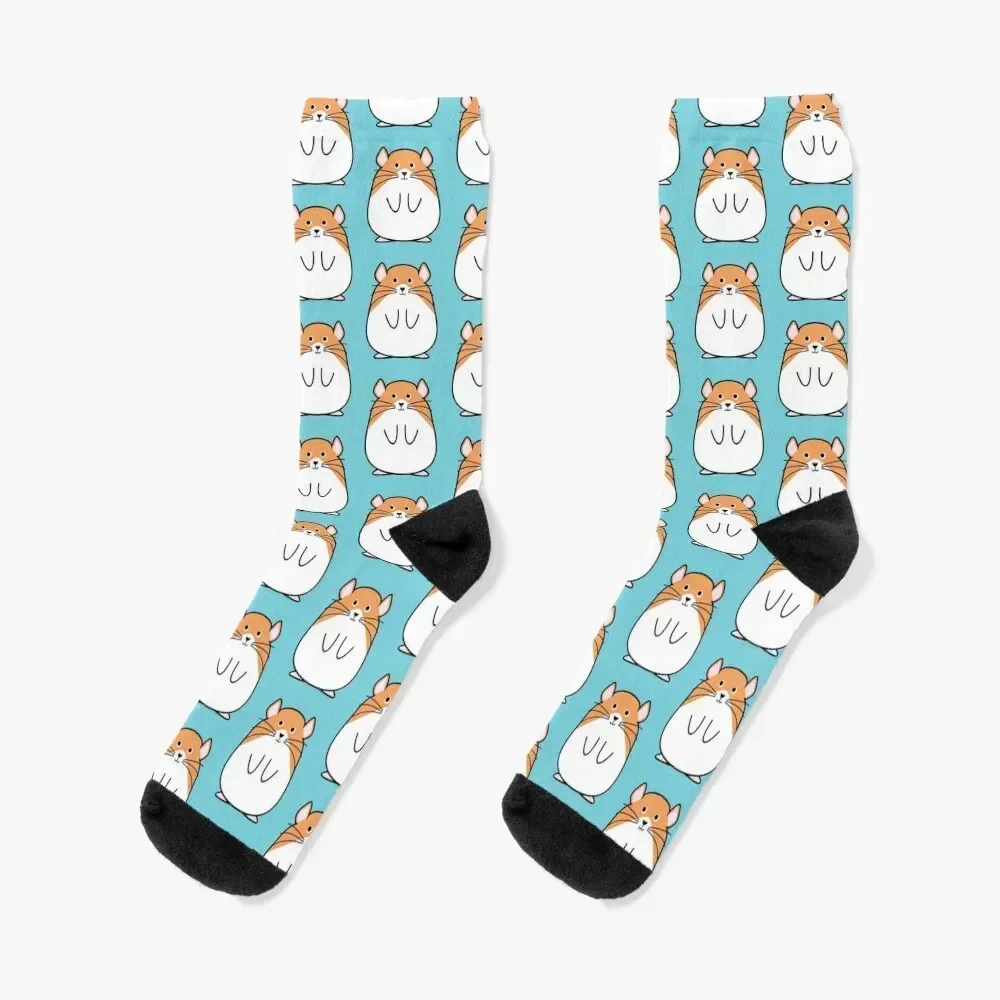 Hamster Socks floral christmass gift Men Socks Women's