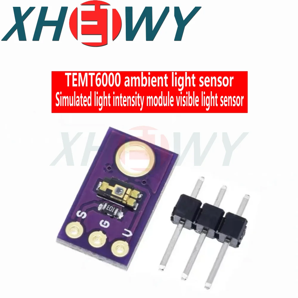 TEMT6000 Sensor de luz profesional, Sensor fotosensible TEMT6000 para Arduino Smart Electronics, prueba del módulo de intensidad de rayos