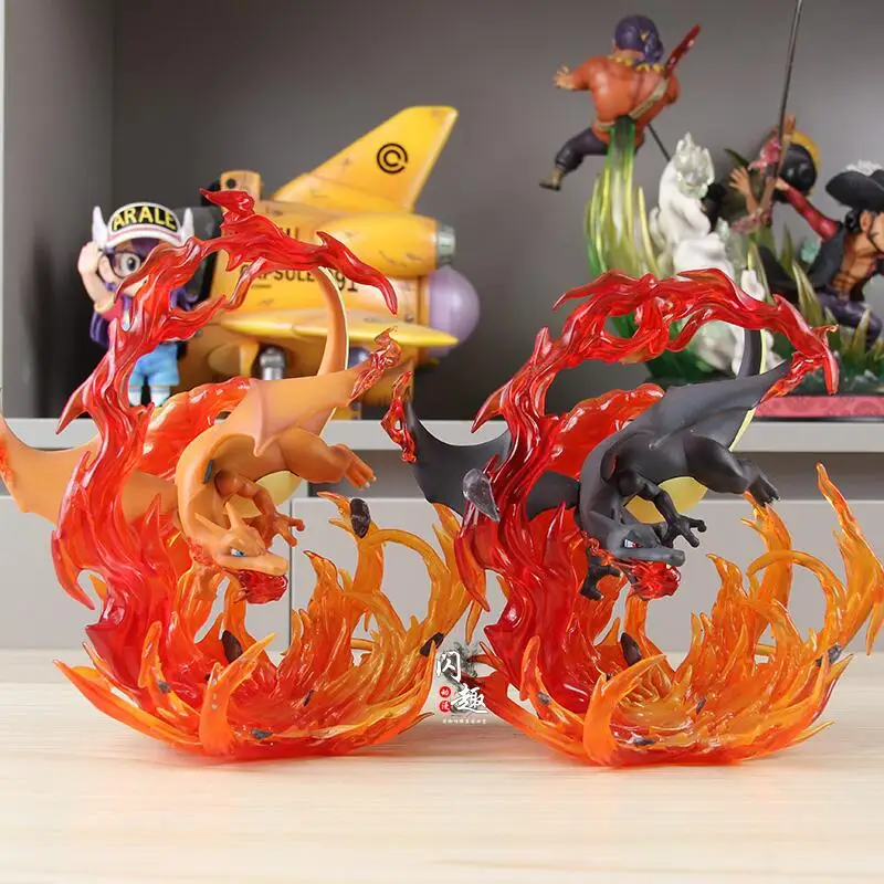 2024 New Anime Pokemon Gk Charizard Figures 1/20 Amazing Museum Action Cute Statue Model Toy Room Decoration Xmas Christmas Gift