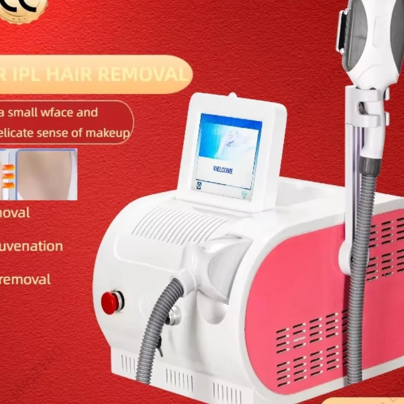 

Ice Point Laser OPT Устройство для удаления волос для формирования маленького V-образного отбеливания лица Удаление веснушек против морщин и старения