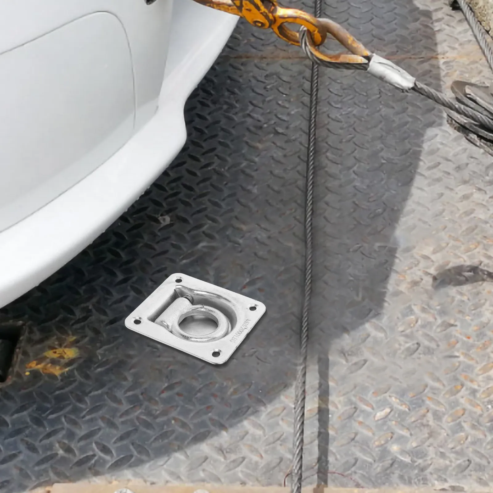 

Анкер-фиксатор для прицепа, сверхмощный, из углеродистой стали, с автоматическим возвратом, скрытой установкой, ручкой для напольного крепления, для прицепов, ручка-защелка для люка