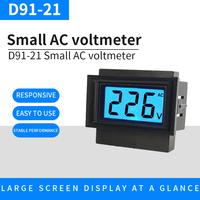 Working power supply AC80-300V small AC digital display voltmeter AC0-500V regulator with liquid crystal display digital voltage