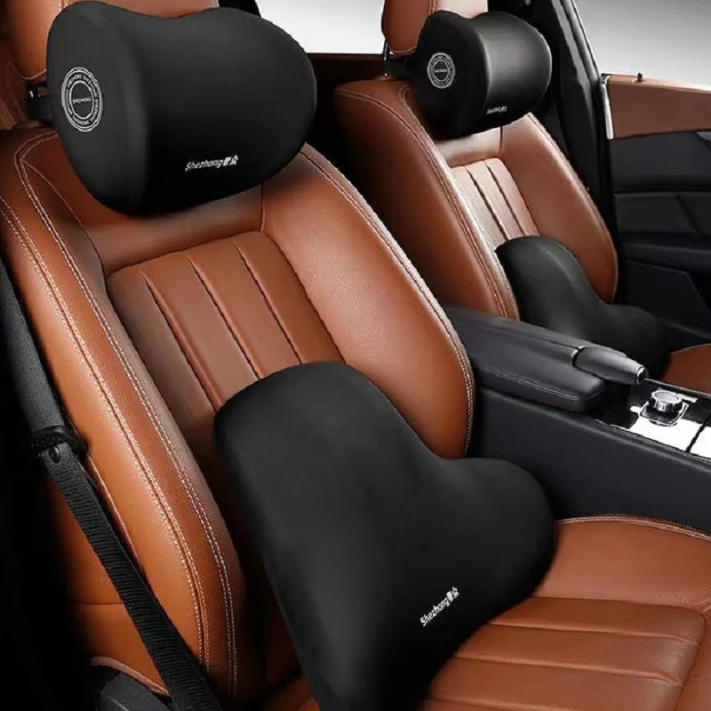 

Car headrest large lumbar support car shoulder pillow memory foam high resilience