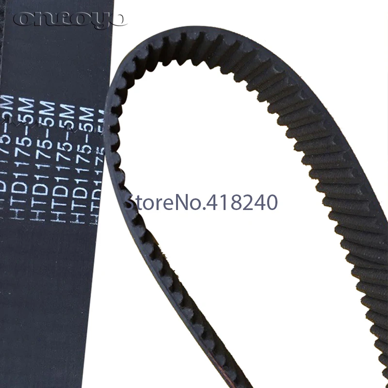 Computer Embroidery Machine Parts Arc Tooth 5M Tooth Servo Motor Belt 4 Cm Wide Fine Tooth Belt 620 To 1390 Multiple Sizes