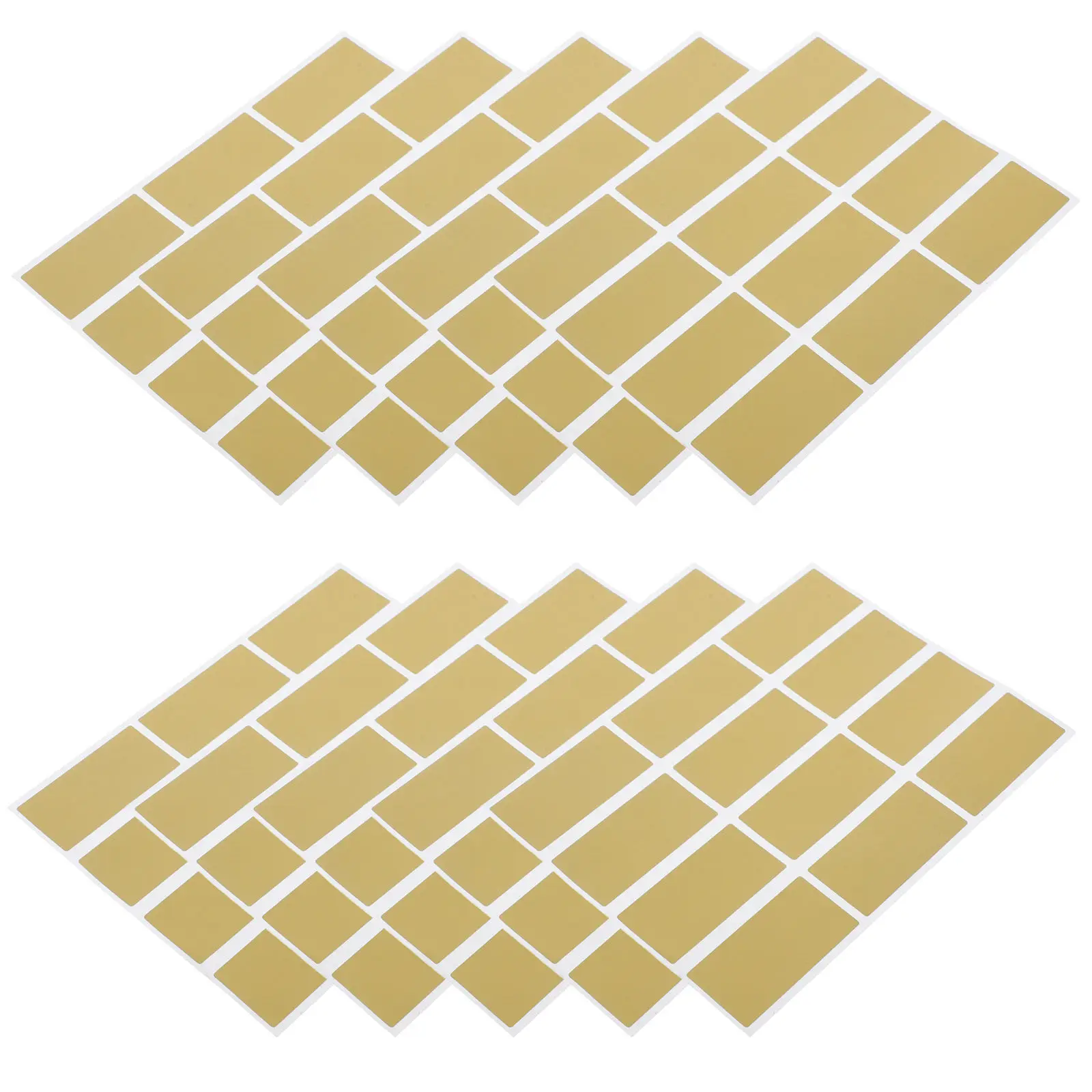 

10 Sheets Scratch Off Stickers Set Hidden for Greeting Cards Prize Draws Scratch Game Decor Small Paper Reward