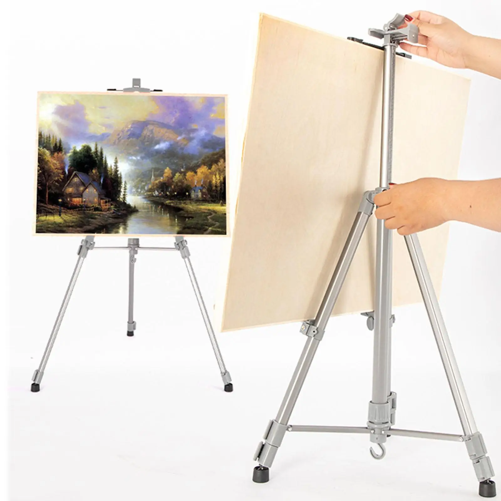 Painting Canvas Easel Aluminum Tripod with Portable Bag Stand for Displaying Painting