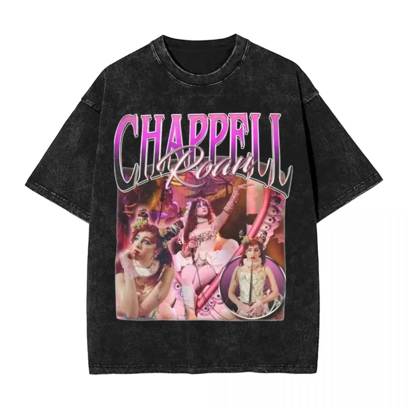 Chappell Roan T shirt hip hop tapping Cotton High Street T-shirts vintage men women tops streetwear graphic tee shirt