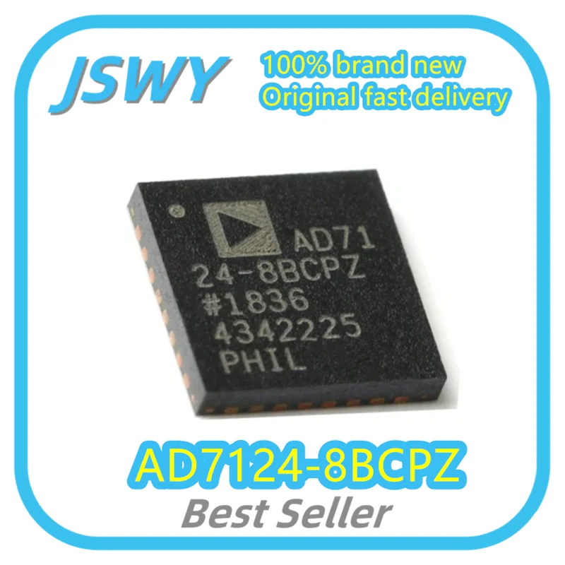 (1/20pcs) AD7124-8BCPZ AD7124 LFCSP-32 Analog-to-Digital Converter Chip Original and Genuine Large Quantity in Stock
