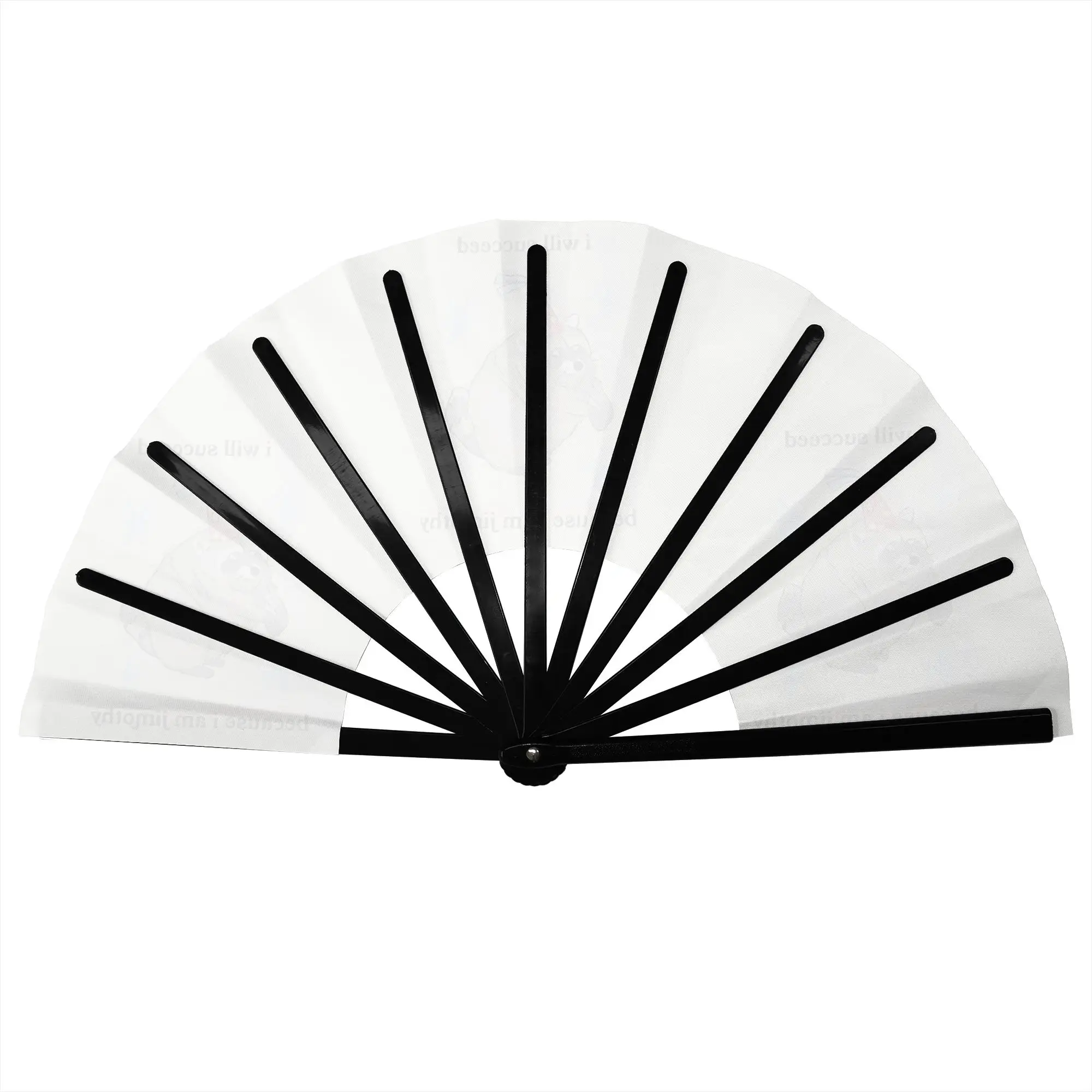 Custom Jimothy Raccoon Promotional Gift Hand Fan Party Funny Animal Durable Folding Fans Novelty Bulk Pack Fan