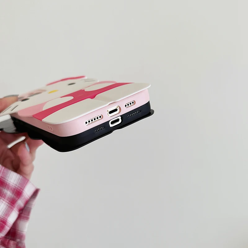 حافظة هالو كيتي كارتونية من البولي يوريثان لهاتف انفينيكس سمارت 10 بلس 9 8 7 Hot 50i 40 40i 30i Tecno Spark Go 1 30 30 30C 20 10 Pro 10C #6