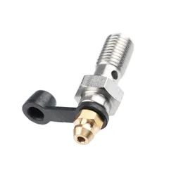 Motorcycle Brake Bleed Screw Banjo Bolt M10*1.25mm / 1.0mm 304 Stainless Steel Universal