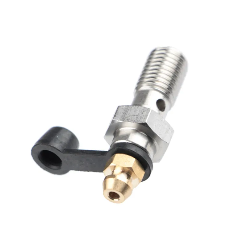 Śruba odpowietrzająca hamulce motocyklowe Śruba banjo M10 * 1,25 mm / 1,0 mm Stal nierdzewna 304 Uniwersalna