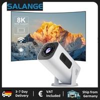 Salange P330W Auto Focus Support 4K 8K Projector Android11 WiFi6 BT5.0 HD 1080P Home Theater Outdoor Smartphone Video Sharing