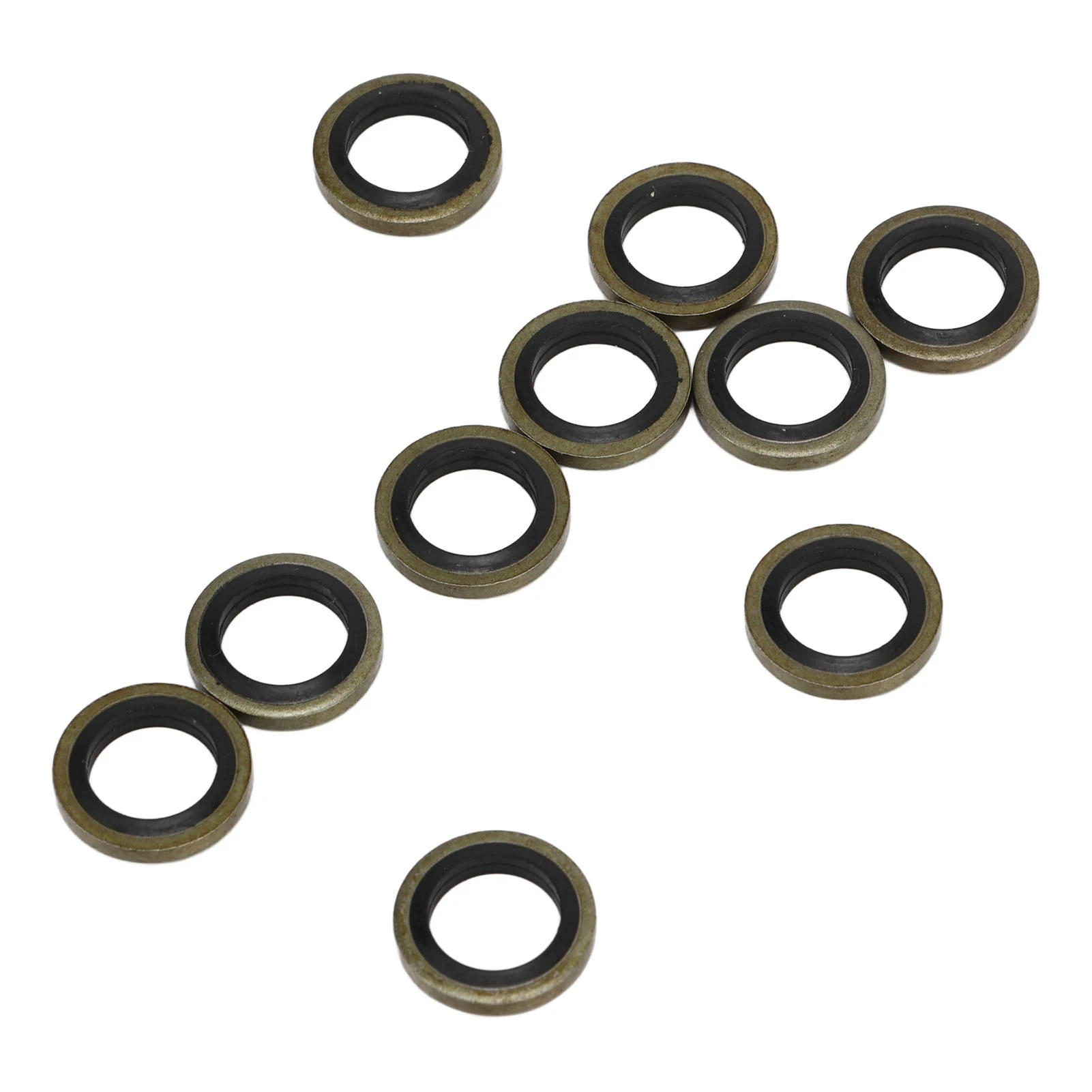 20 Pcs 10 MM Banjo Bolt Fuel Sealing Washers 4934278 Rubber Diesel Fuel System Seal Gaskets Replacement for Cummins