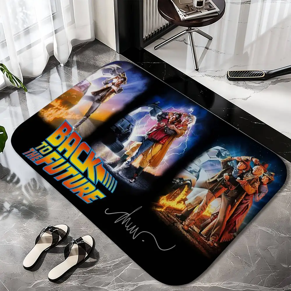 

Back To The Future Floor Mat Printed Large Carpets Room And Bedroom Carpets Bathroom Anti Slip Door MATS Small Carpets
