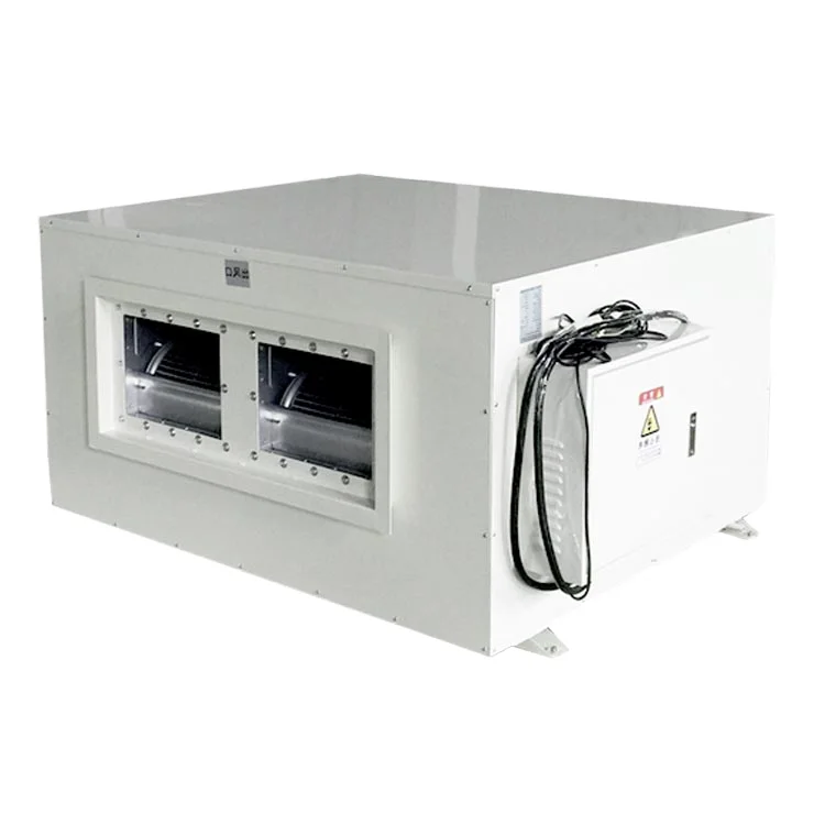New OEM CE Electric Ceiling Mounted Commercial Industrial Duct Dehumidifier with 100L Capacity Mist Fan Effective