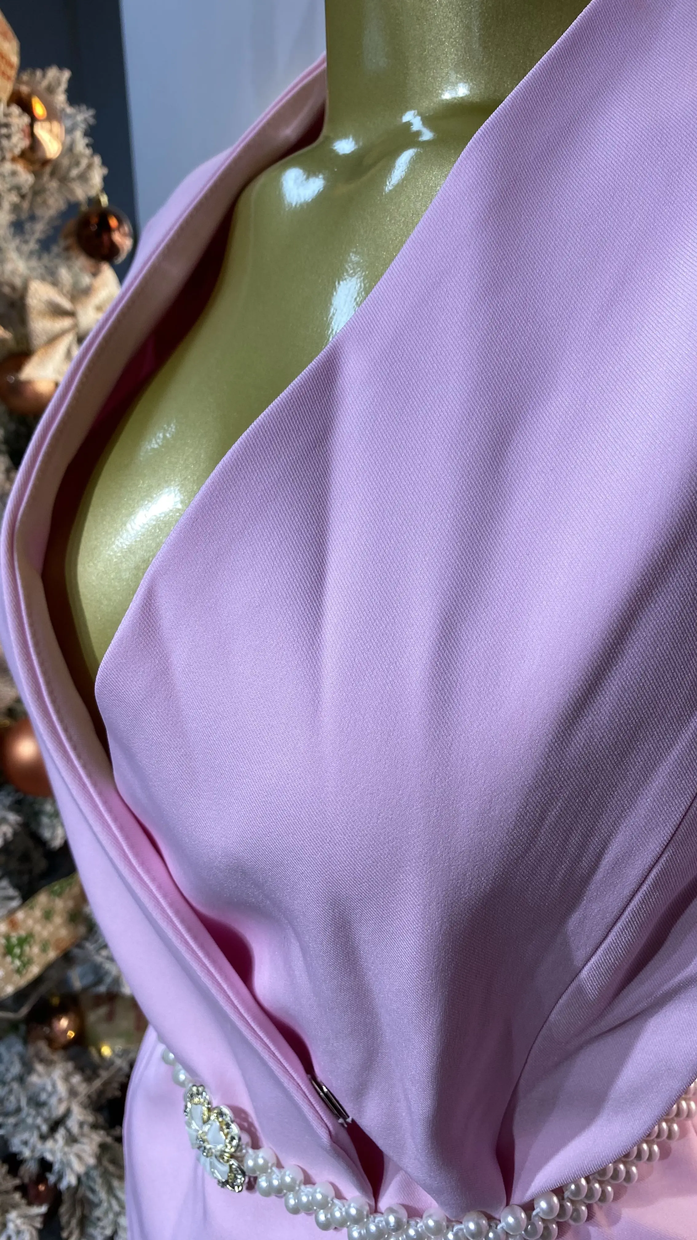 Hot-selling new V-neck long-sleeved button-waist elegant sports jacket and tulle skirt women's long two-piece set-GZXX412