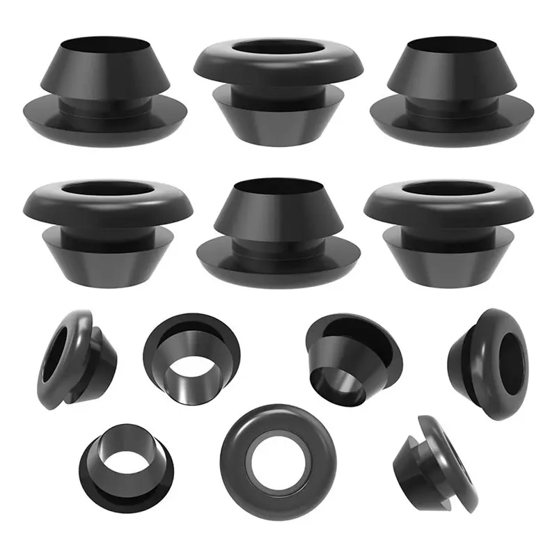 210Pcs Rubber Grommet Assortment Wiring Cable Gasket Plug Cable Passage Grommet Electrical Conductor Grommet Set O Rings