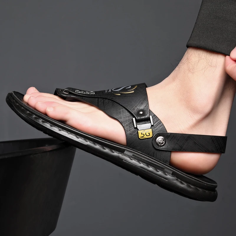 

Summer Sandals for Man MaleSandals Casual Pu Leather Leisure Sandals Designer Shoes Men Zapatillas Para Hombre Chaussure Hommes