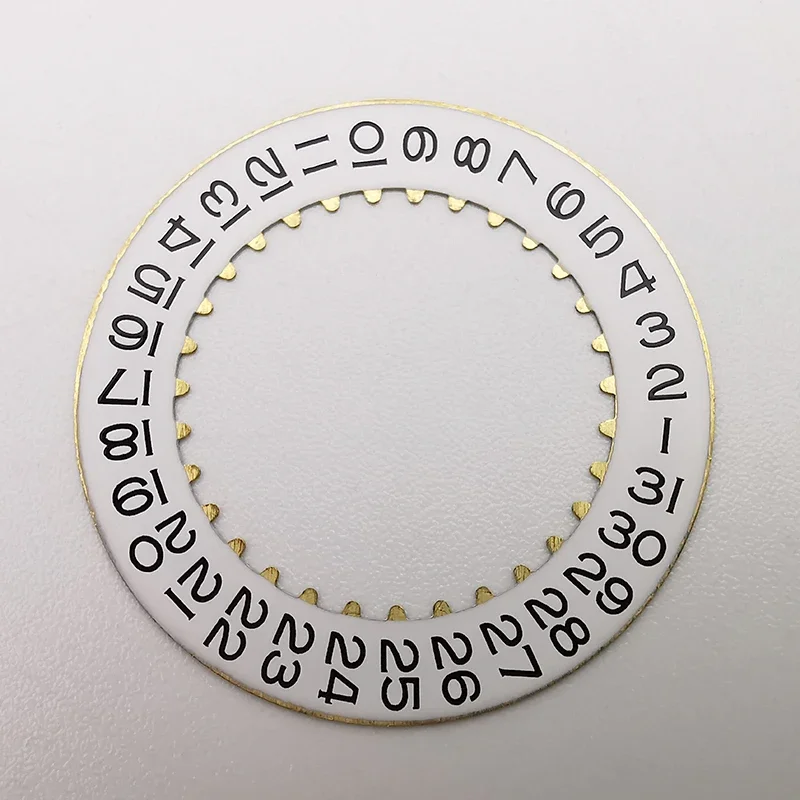 Rueda de fecha de calendario de reloj Clean Factory para Submariner de 40 mm 116610 , Piezas de reloj con movimiento VR3135