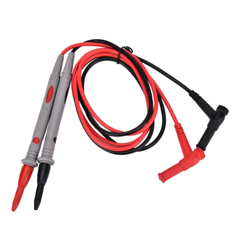 1000 V 20A Thin Tip Needle Multi Meter Test Probe Digital Multimeter Tester Red+Black