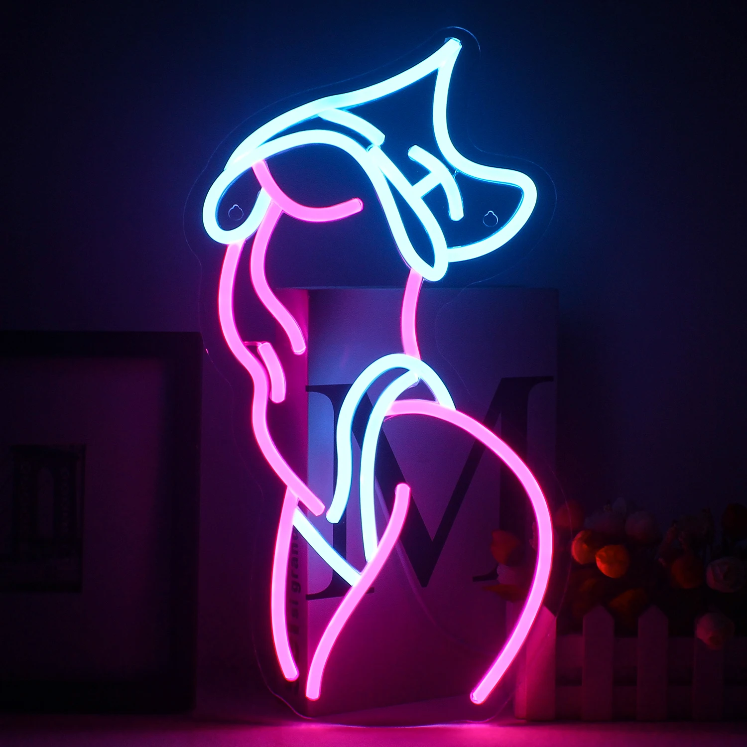 Women Take off Their Clothes Neon Signs LED Lights Decorative Neon Sign Led Bedroom Man Cave Room Bar Pub Store Club Party Decor