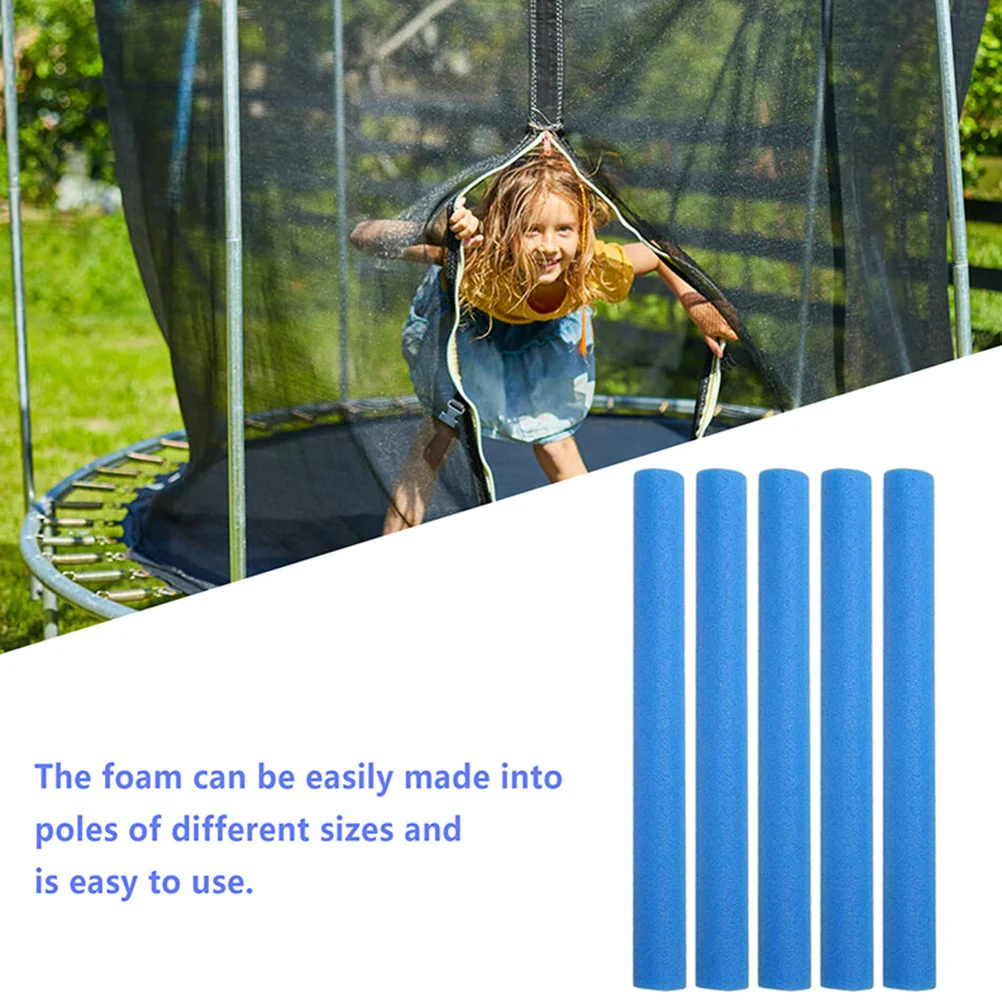 

Foam Fence Tubes Trampoline Pole Protectors Bright Color Safety Covers Reusable for Kids Playground Gym Superior