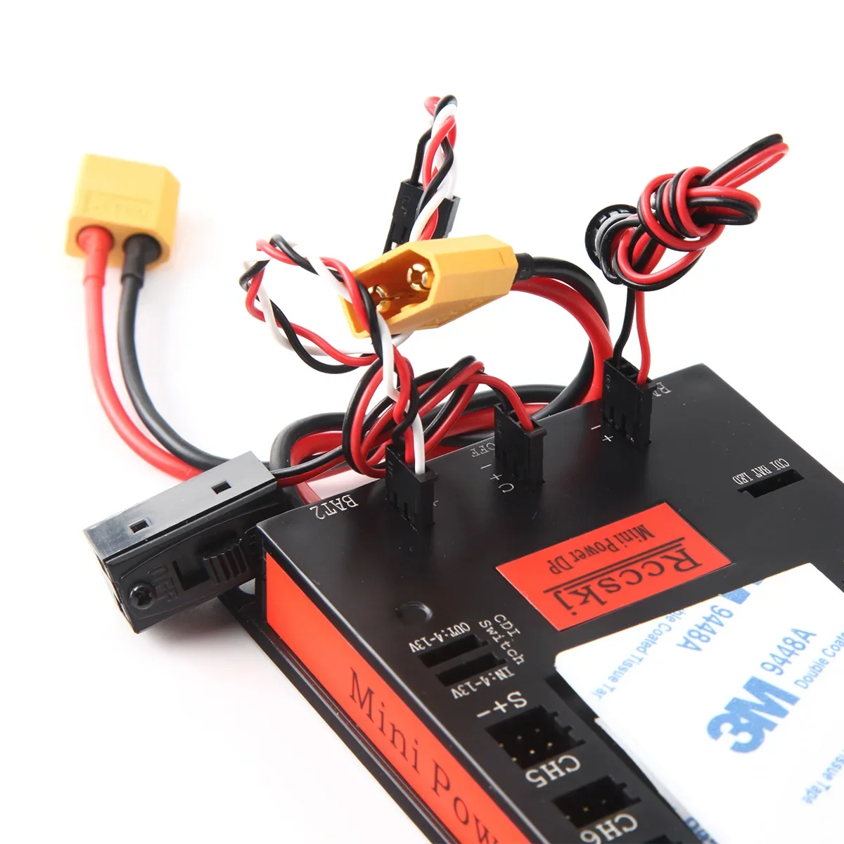 Power Mini 2102# DP Servo Section Board Integrated CDI Remote Cut off For Gas Fixed Wing Plane Servo Power Distributorv