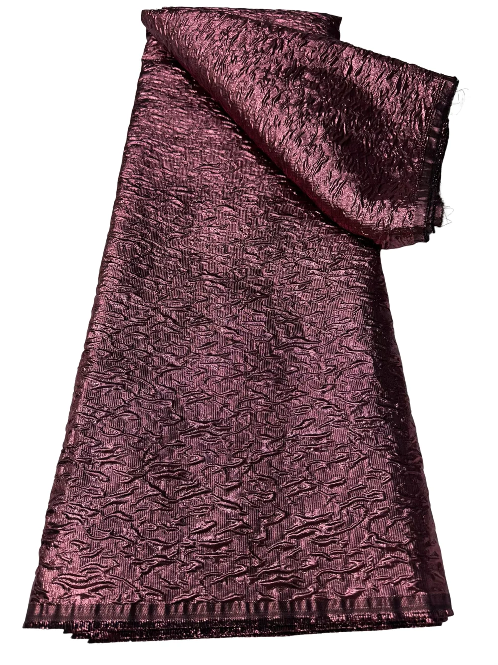 

Новый складной металлический провод, жаккардовая ткань из органзы, летнее свадебное платье, модельерские ткани для шитья своими руками, одежда, ткань, халат