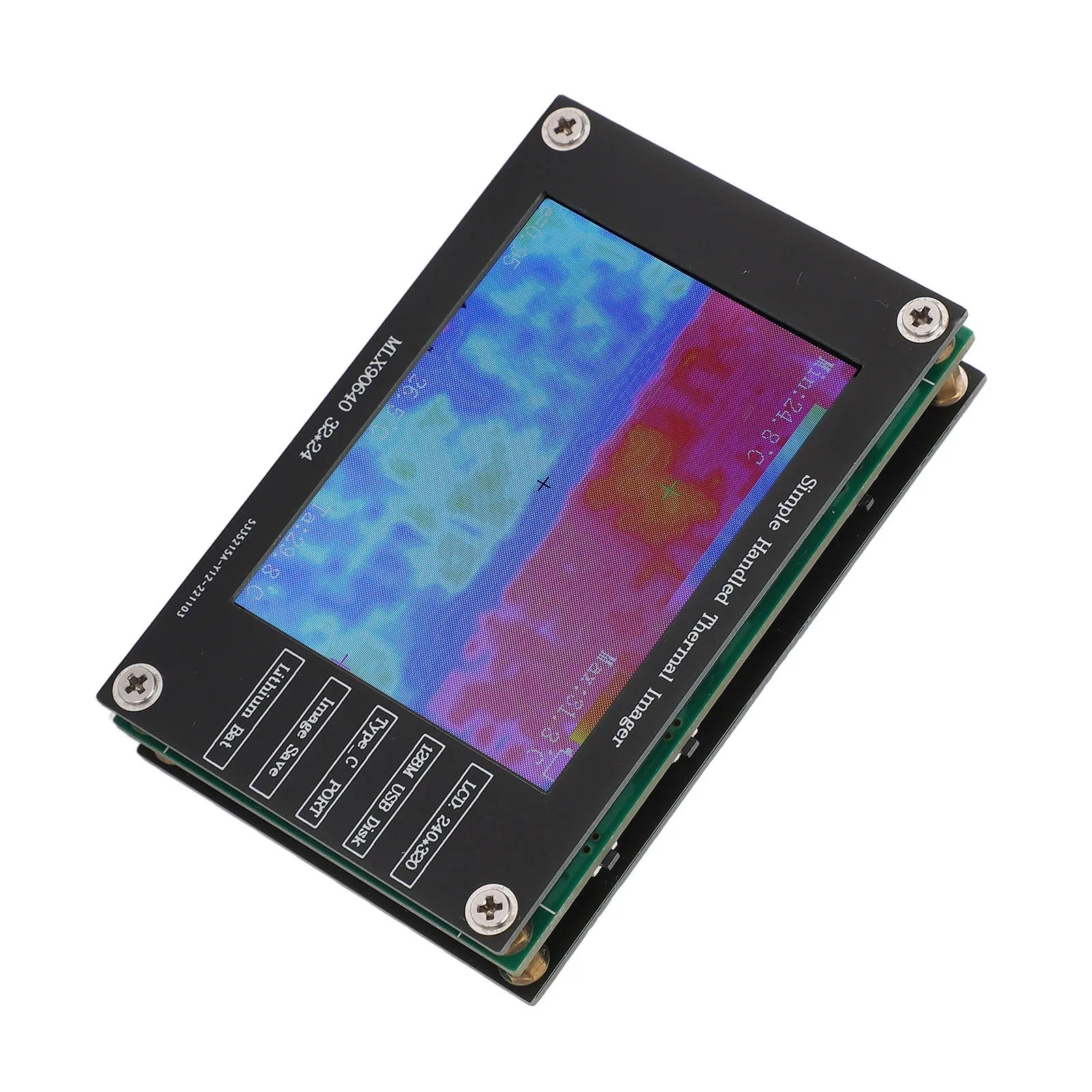 Warmtebeeldcamera Infraroodcamera Digitale draagbare draagbare multifunctionele 2,8 inch LCD-scherm Warmtebeeldcamera