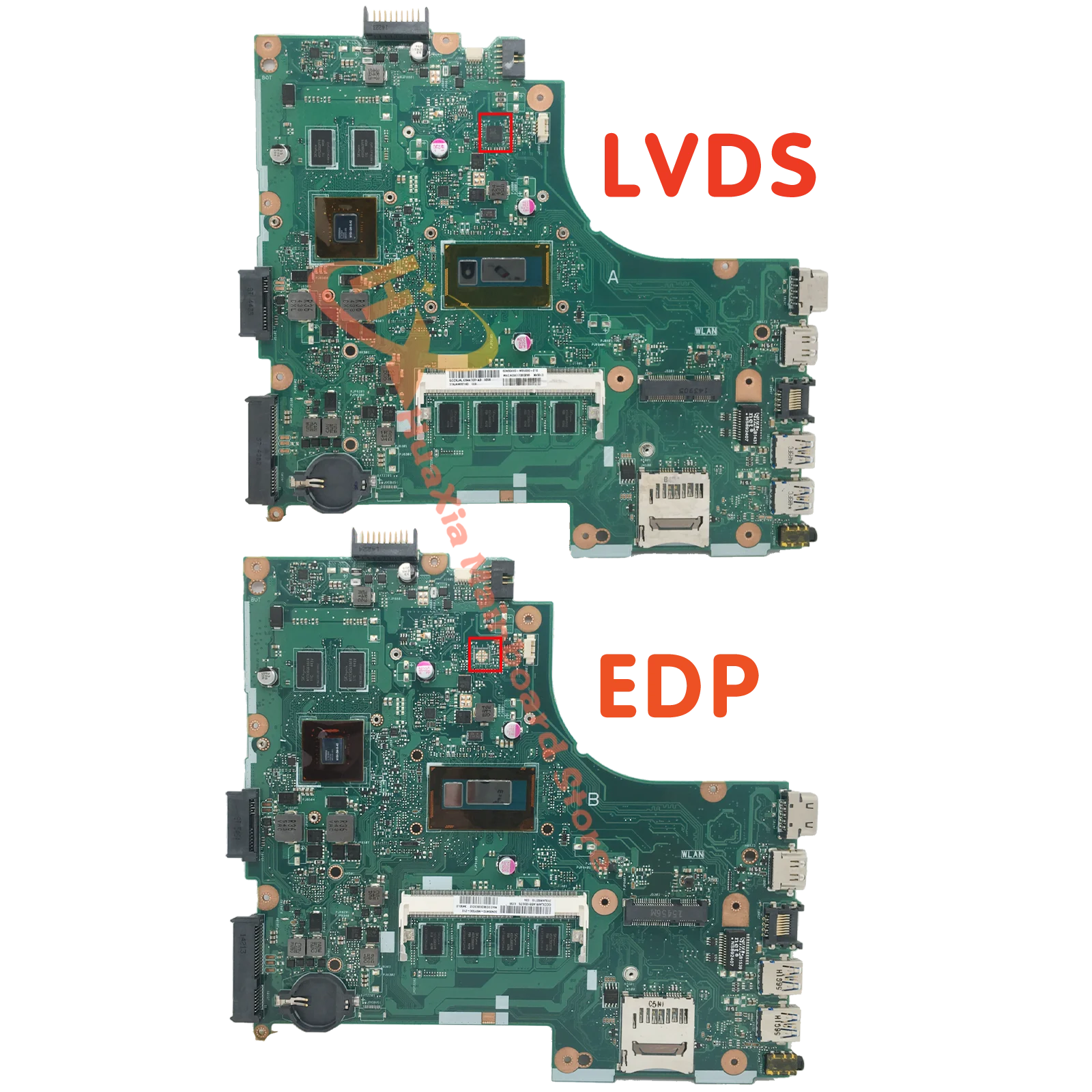 EllFU-Carte mère pour ordinateur portable ASUS, processeur I3, I5, I7, 4 Go de RAM, UMA, GT820M, X450LD, A450LD, P450LD, K450LD, F450LD, X450LA