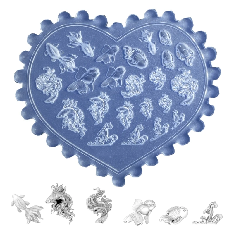

652F Versatile Silicone Mould for Effortless Art Designs Sturdy and Flexible Accessory for All Shapes and Lengths