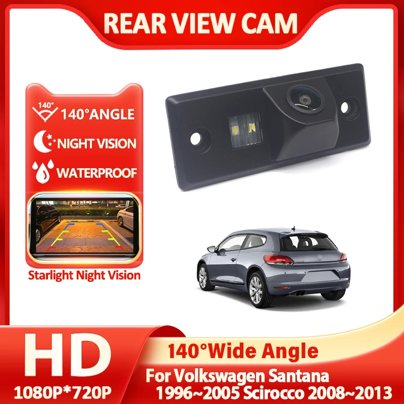 Starlight Night Vision Rear View License Plate Light Camera For Volkswagen Santana 1996~2005 Scirocco 2008~2013 Night Vision