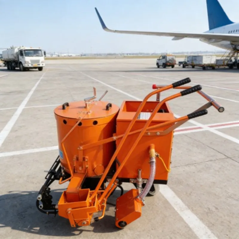 

Compact Hand Push Hot Melt Applicator Industrial Road Surface Marking Tool