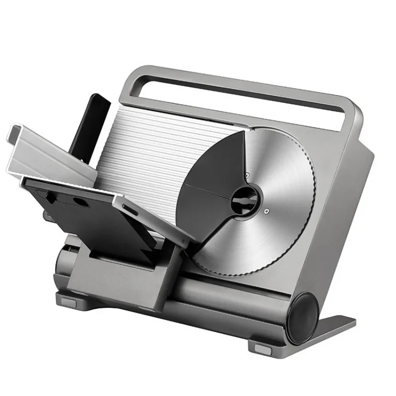 Foldable meat slicer for export multiple specifications, die-cast aluminum integrated household meat slicer
