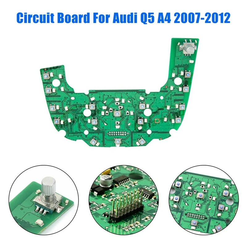 Circuit Board Interface Control Panel With Navigation For  Q5 A4 2007-2012 8T0919609