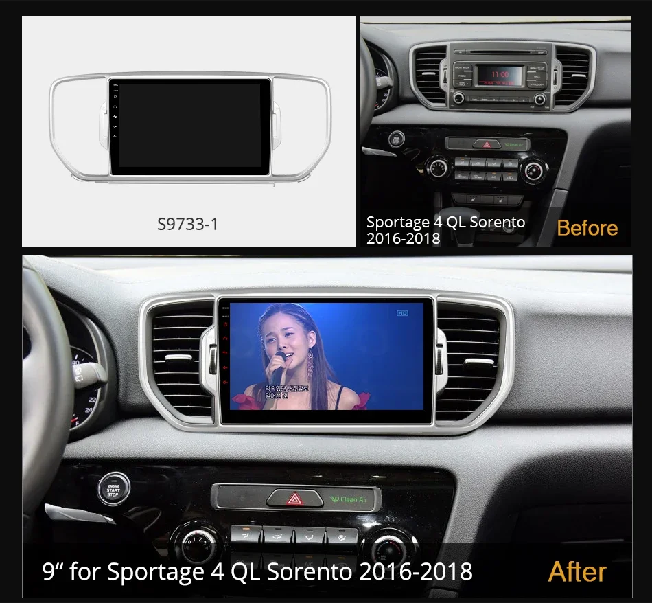 Ownice K6+ 2K For Kia Sportage 4 QL 2016 - 2018 Car Radio Navigation Video Stereo Multimedia Player GPS Android 12 Infotainment