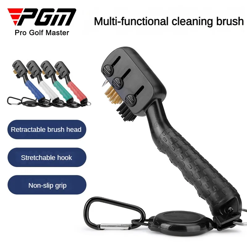 

PGM Golf Club Brush Retractable Brush Head Multifunctional Cleaning Brush Golf Supplies Accessories SZ008