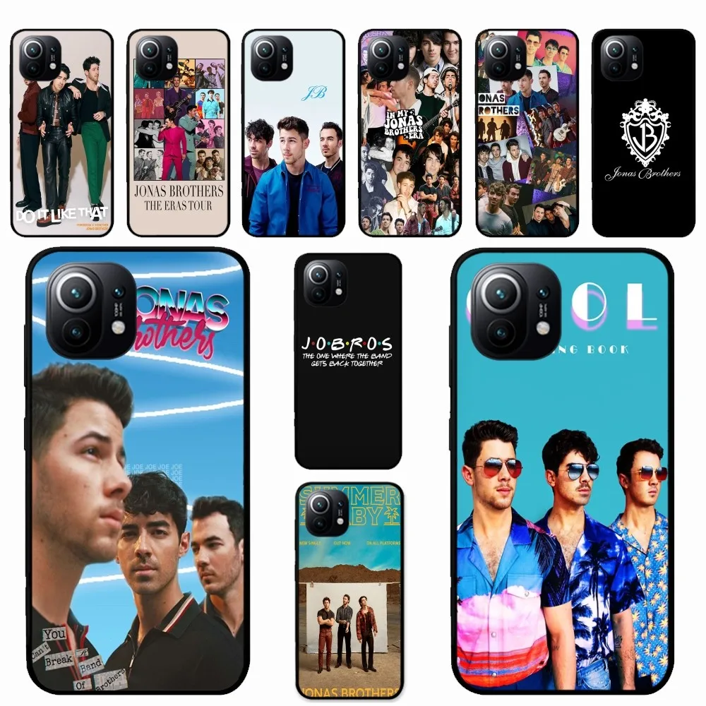 Band J-Jonas B-Brothers Phone Case For Xiaomi Mi 5X 8 9 10 11 12 lite pro 10T PocoX3pro PocoM3 Note 10 pro lite