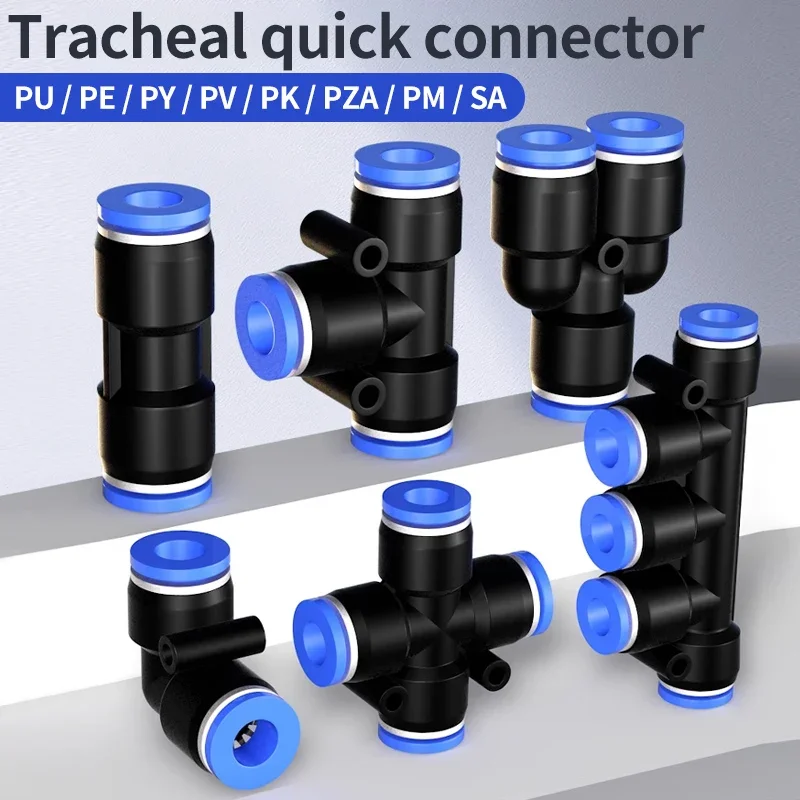 

Pneumatic Ball Valve Quick Fitting 4 6mm 8mm 10mm 12mm 16mm Compressor Air Hose Water Tube Needle Adjust Flow Control Crane