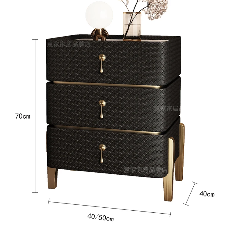 Decor Estetica Comodino Design Semplice Moderno Comodino di Lusso Cassetto Unico Mesitas De Noches Dormitorio Mobili per Camera da Letto