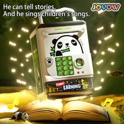 Hucha electrónica de juguete, minimáquina de ahorro ATM, Banco de monedas de dinero, contraseña, simulan desbloqueo de huellas dactilares con música para niños