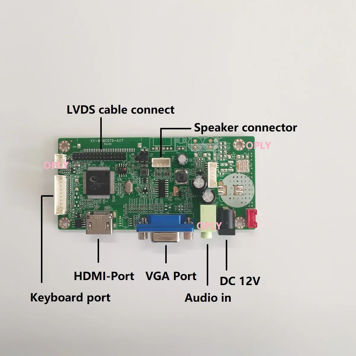 Controller Driver Board Kit for BF097XN01 V0 LTN097XL01 LTN097XL02 1024X768 9.7' LED Panel Screen Monitor HDMI-Compatible VGA