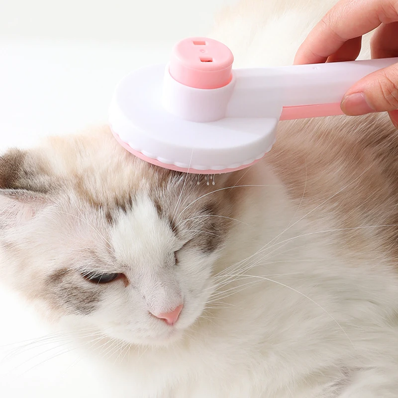 Pet Hair Removal Brush Floating Messy Hair Cleaning Dog Cat Lint Removal Comb Puppy Kitten Massage Grooming Supplies