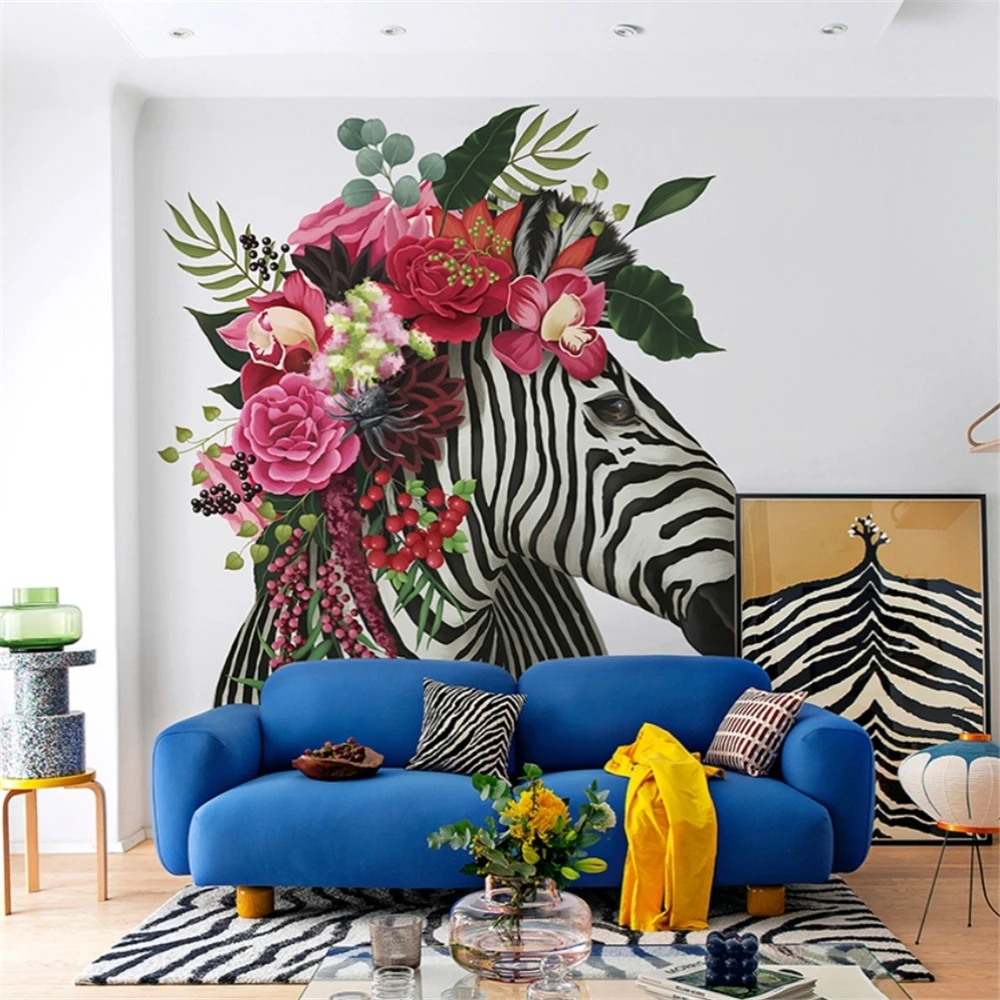 custom Modern art wallpaper TV sofa background wallpapers for living room bedroom bedside outdoor advertising mural restaurant