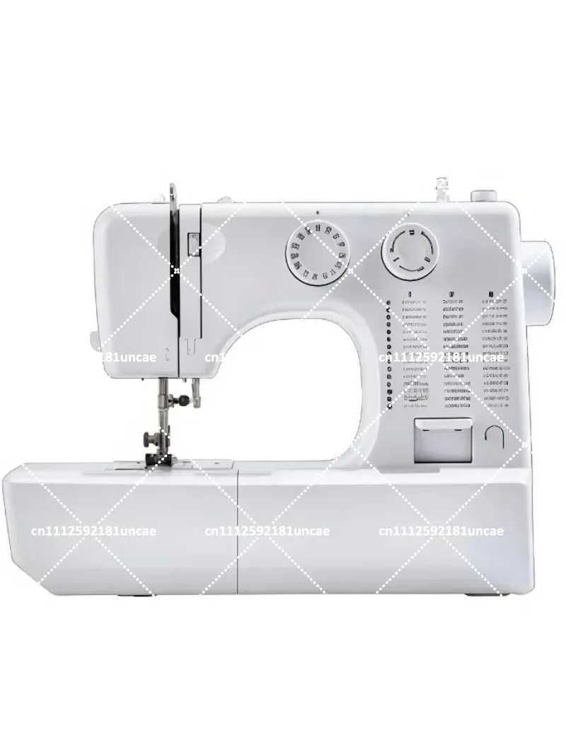 Household Mini Electric Sewing Machine 45 Stitches Double Needle Multifunctional Lock Edge DIY Sew Tool
