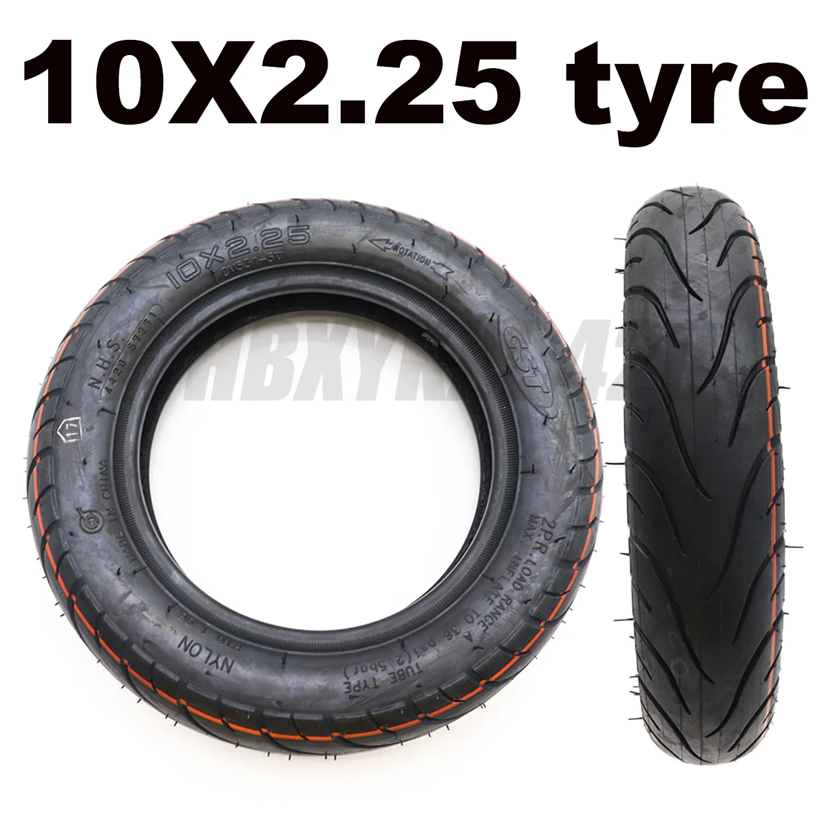 10 Inch CST Electric Skateboard Tire 10x2.25 for Kaabo Mantis   Scooter Inflatable Wheel Outer Tyre 10*2.25 Parts
