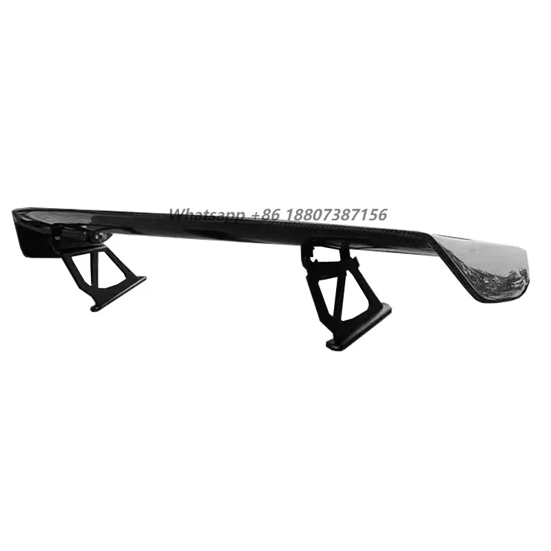 High Quality Real Carbon Fiber Modified Tail Wing Fixed Wing Top Wing Spoiler Suitable for 718 New GT4 Style